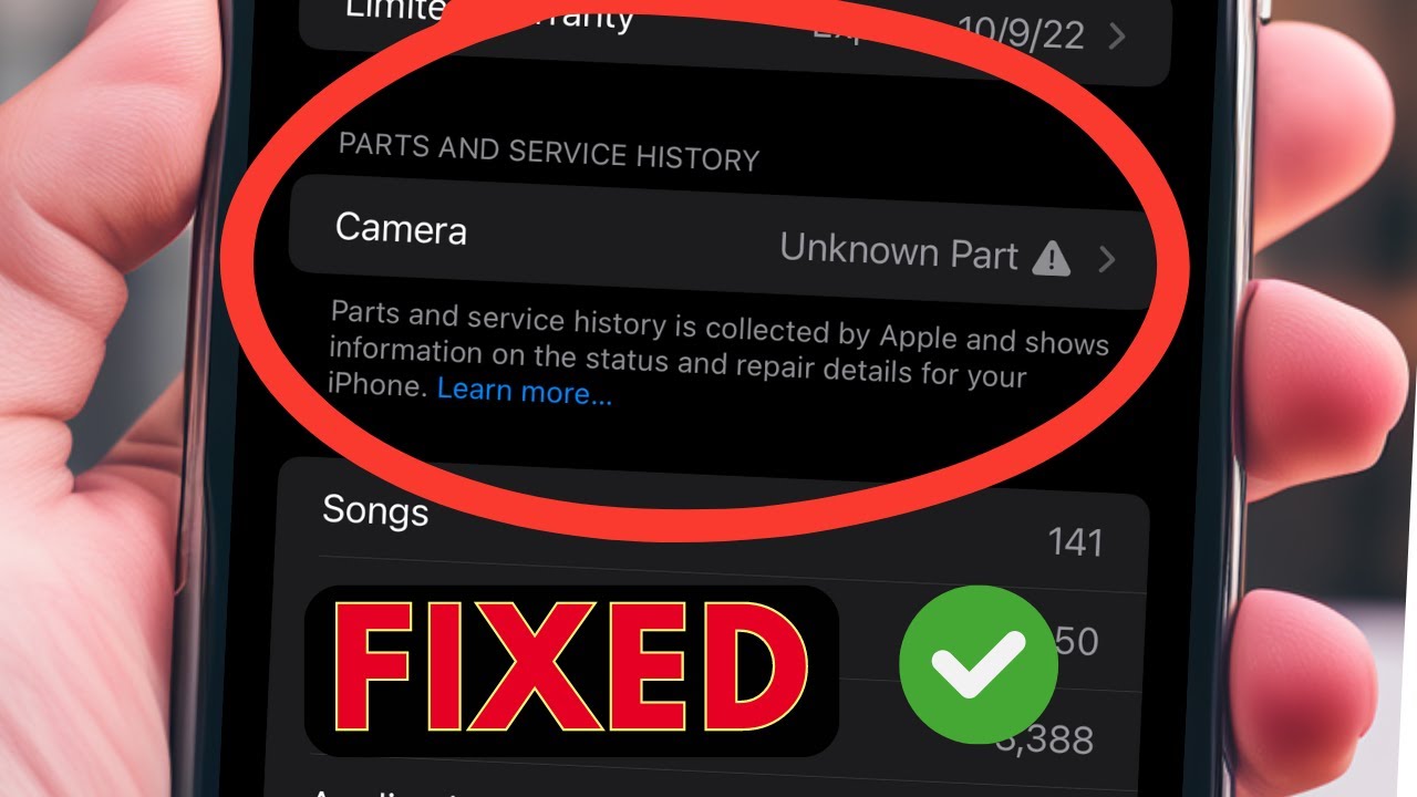 Unknown part camera iPhone how to fix | iPhone 11 / 12 / 13 /14 / 15 Pro Max