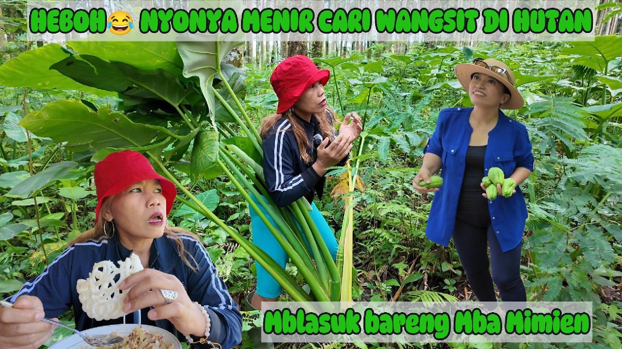 HEBOH😂 NYONYA MENIR CARI WANGSIT KE HUTAN II MENCARI HARTA KIRUN BERSAMA MBA MIMIEN BOROWSKI