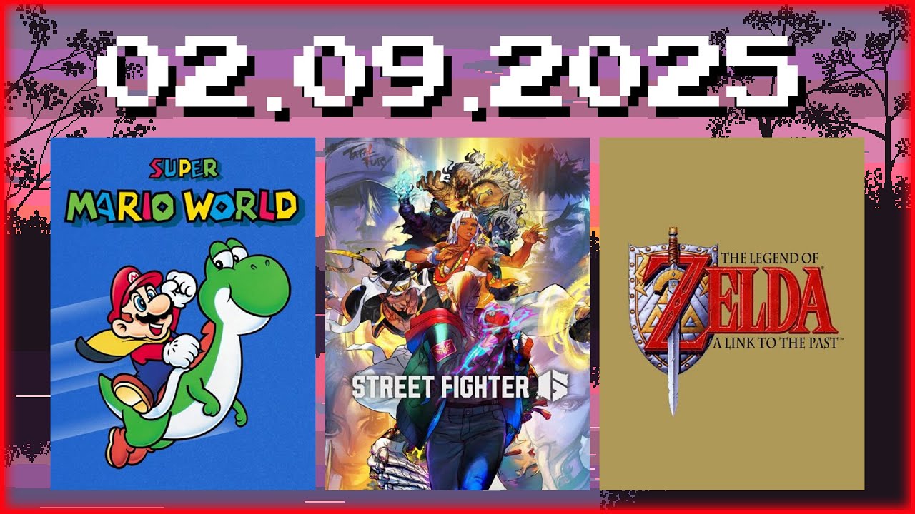 Stream VOD vom 02.09.2025 | SMW Hacks, Street Fighter 6, Zelda: ALTTP