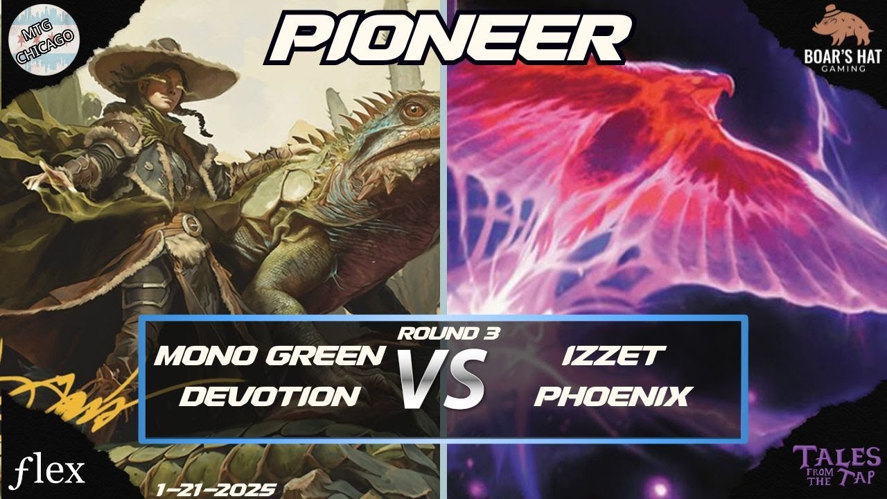 Mono Green Devotion VS Izzet Phoenix  [MTG Pioneer Round 3]