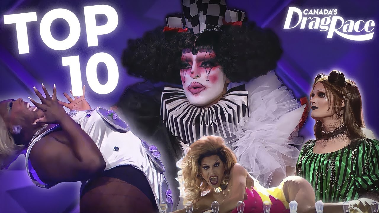 Supercut of My Top 10 Lip-Syncs from Canada's Drag Race (S1-S3) 🇨🇦✨