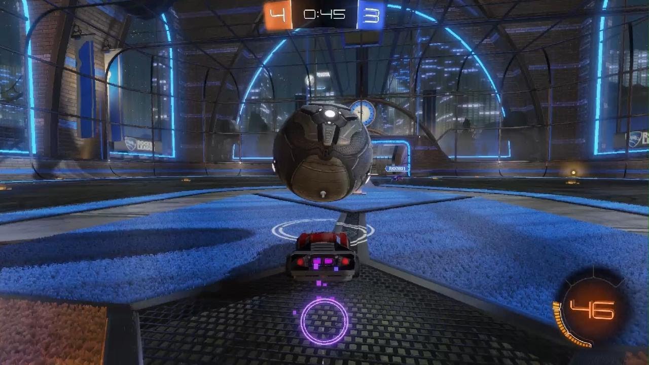 Rocket League gameplay 1v1