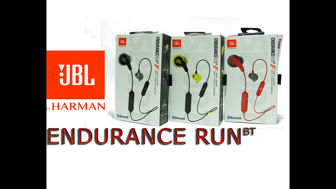 JBL ENDURANCE RUN BT  unboxing / rozpakowywanie in-ear headphones / słuchawki dokanałowe