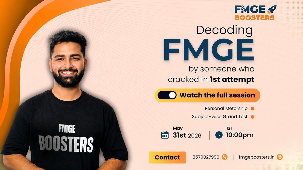 30 Day FMGE Strategy 2026 | How to Crack FMGE in 1st Attempt | FMGE Preparation Plan by FMGE Topper