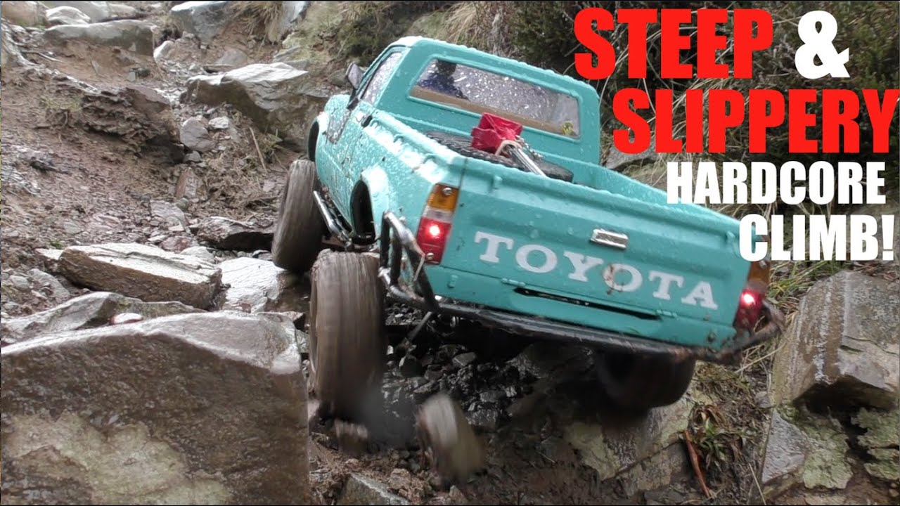 RC4WD TF2 | Steep Ice Age Rocks | Scale Mountain Crawl & Natural Sound