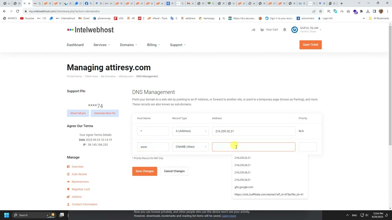 Demo DNS added video