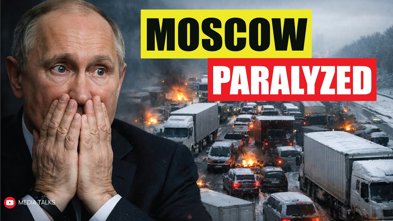 END OF RUSSIA? Moscow in Panic as Frozen Trucks Paralyze the Entire Nation