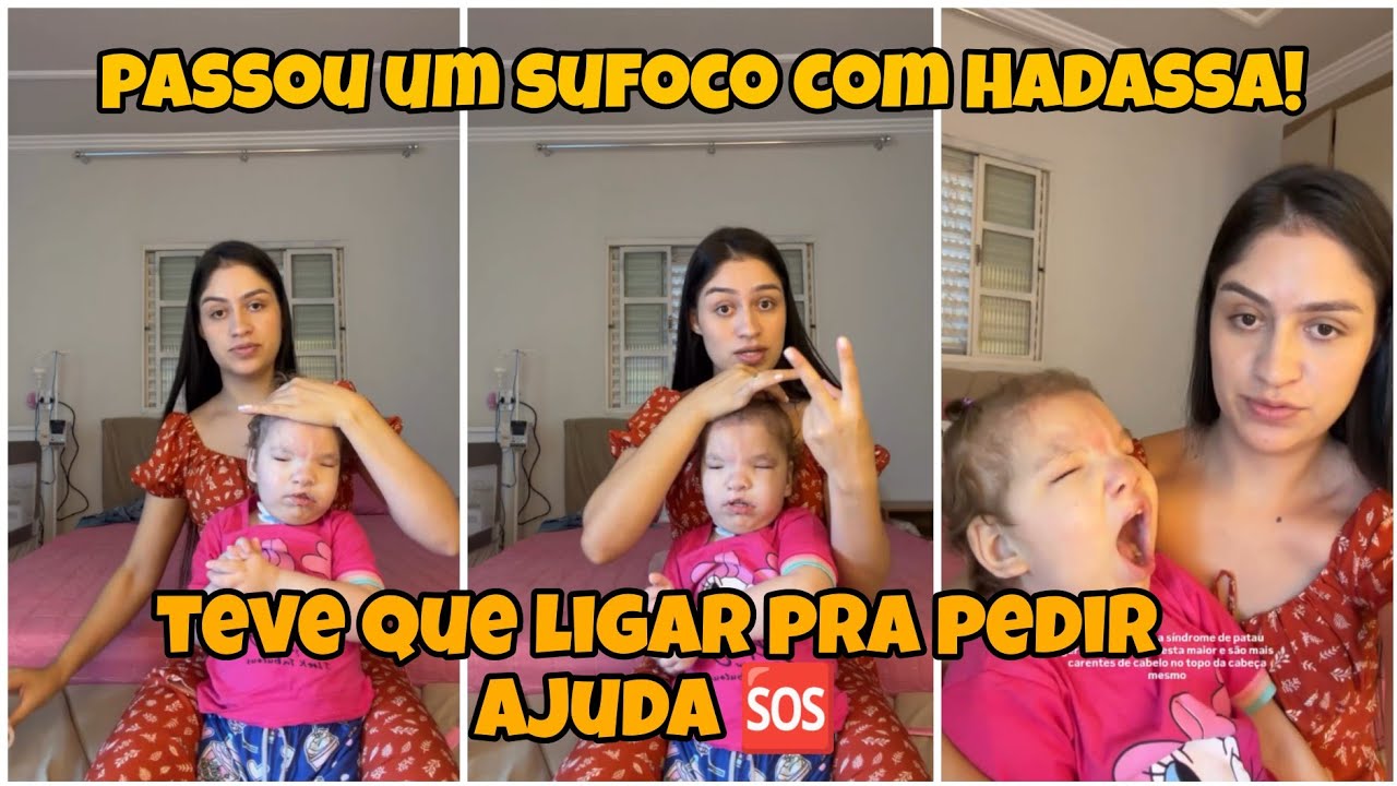 Ana Vitória+ passou um sufoco com Hadassa e teve que ligar pra o marido socorrer ela com a Valentina