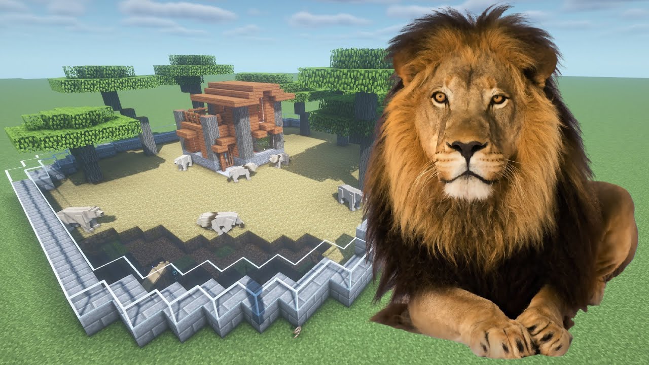 How To Make a Lion Farm in Minecraft PE