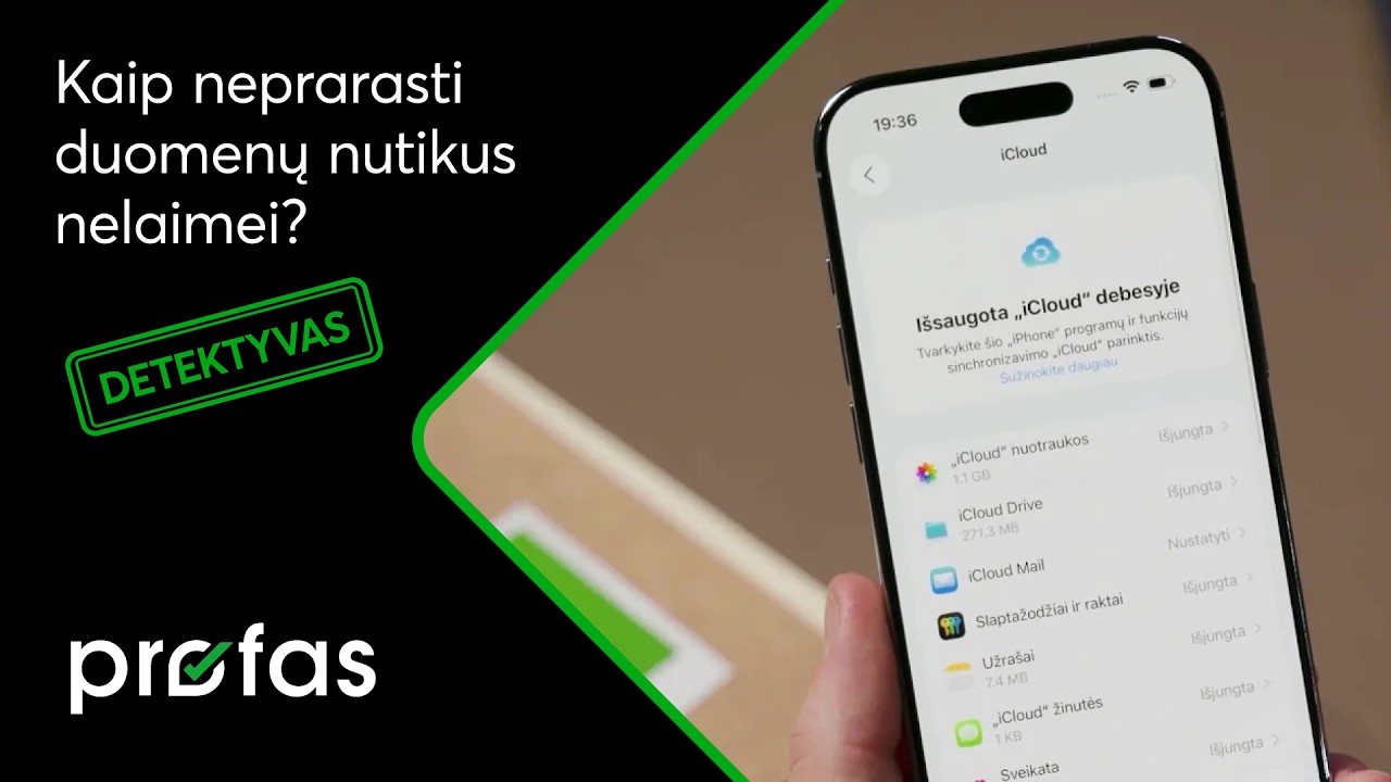 Kaip neprarasti duomenų, jei telefonas sudužtų? BITĖS Profų detektyvas