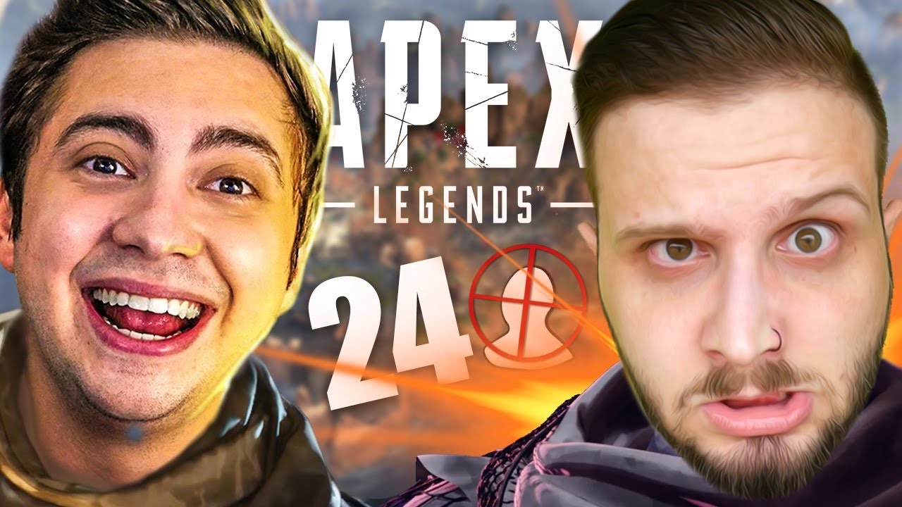 24 KILLS! ESSE JOGO É INCRÍVEL! | Apex Legends ft.Alanzoka