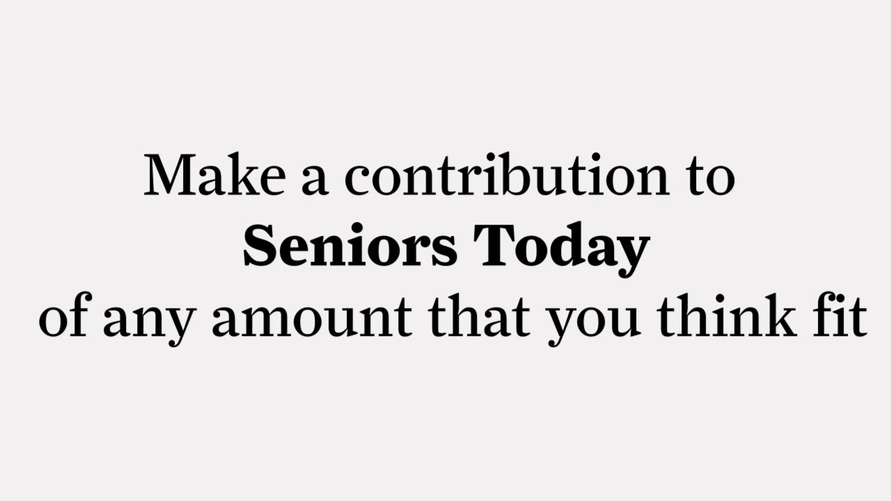 Help Us Grow Seniors Today | India's #1 Destination for Senior Citizens | Contribute | E-magazine