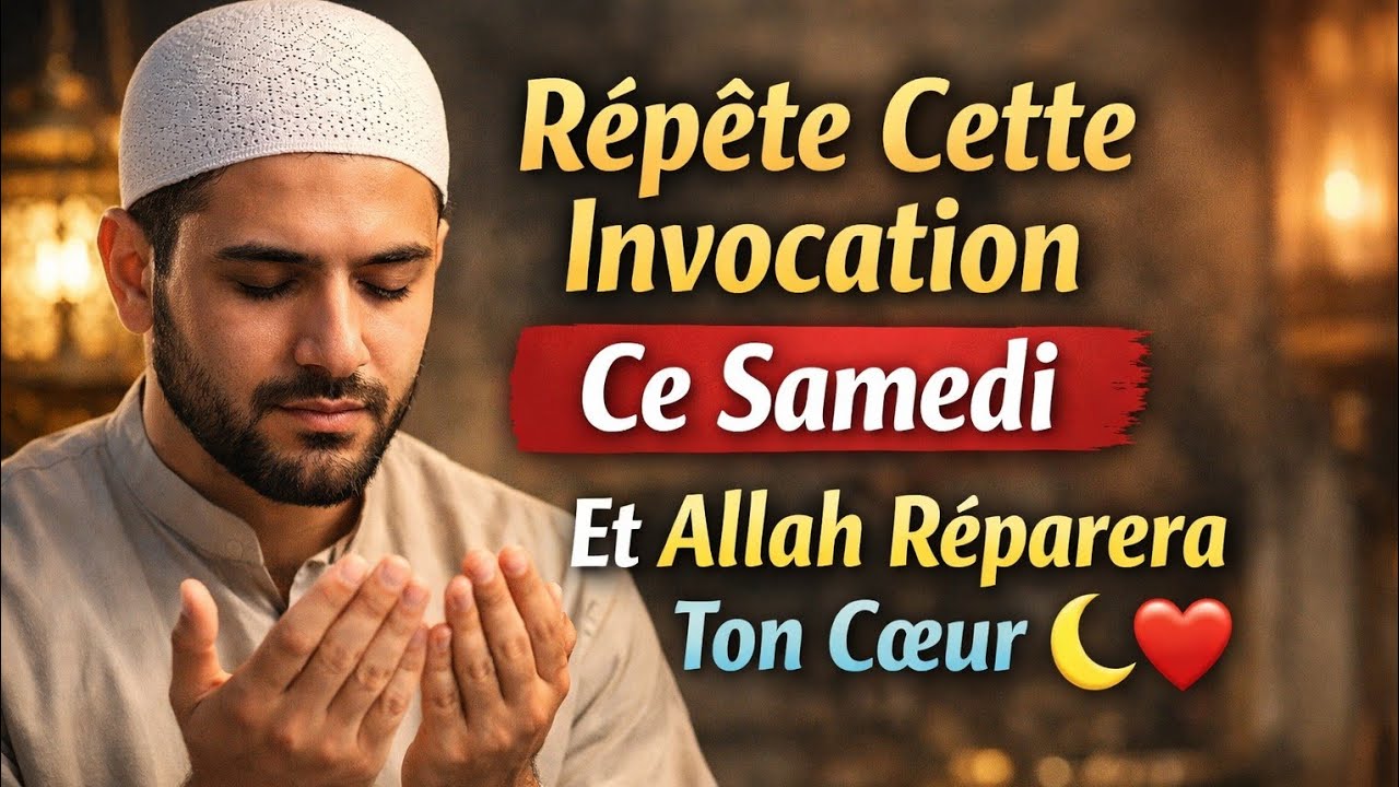 Répète Cette Invocation Ce Samedi… Si Tu Veux Revenir Vers Allah