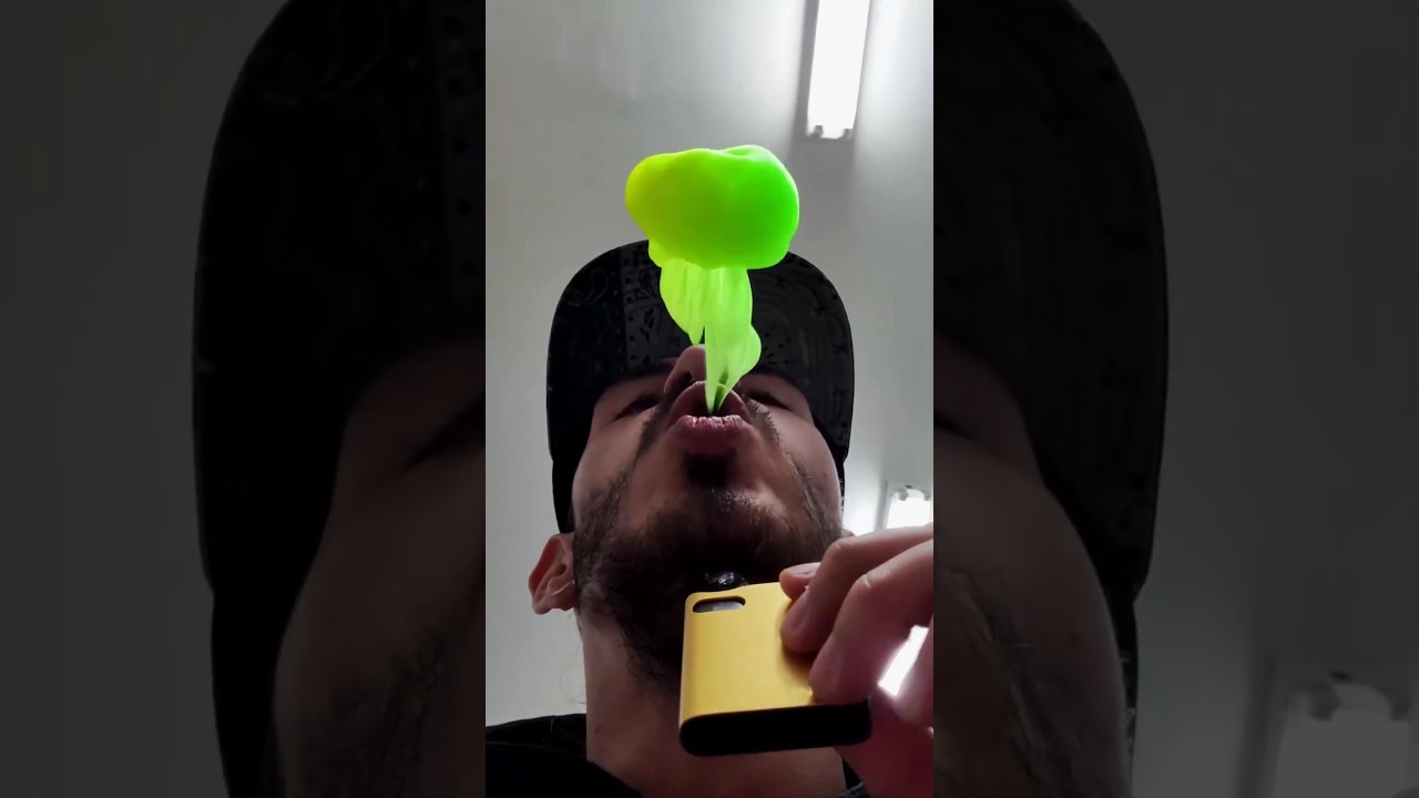 Green flavour vape smoke#viral#viral#ytshort