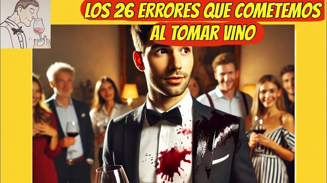 (162) LOS 26 ERRORES QUE COMETEMOS AL TOMAR VINO.