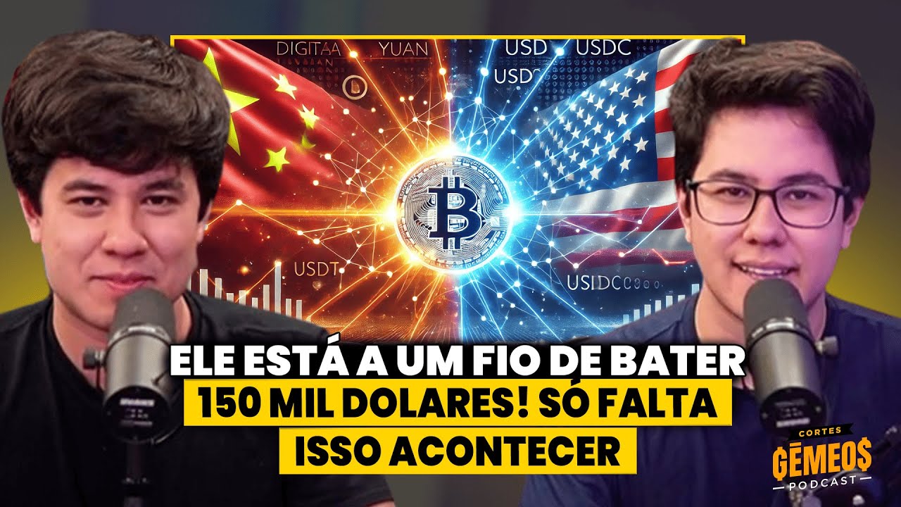 BITCOIN PASSA DE 100 MIL DÓLARES! CHINA E EUA VÃO EXPLODIR O BITCOIN?!