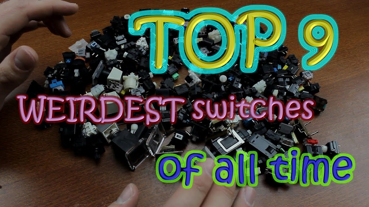 TOP 9 WEIRDEST mechanical keyboard switches of all time