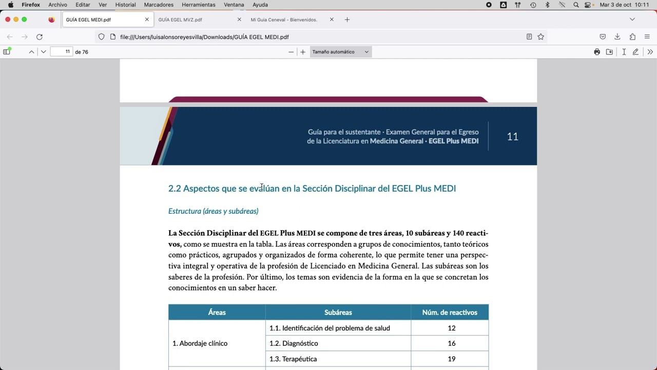 GUIA CENEVAL EGEL PLUS MEDICINA 2025, TEMAS PARA ESTUDIAR #ceneval #egel