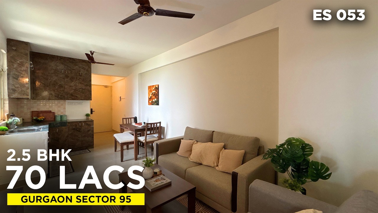 😱 2 BHK + Study in Gurgaon | ₹70 Lakh | 80% Bank Loan | EMI Around ₹40,000 | ES 053