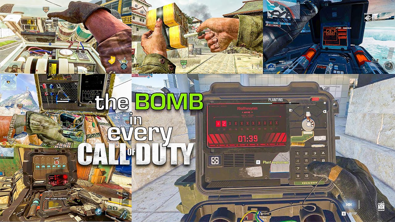Search and Destroy BOMB in Every Call of Duty