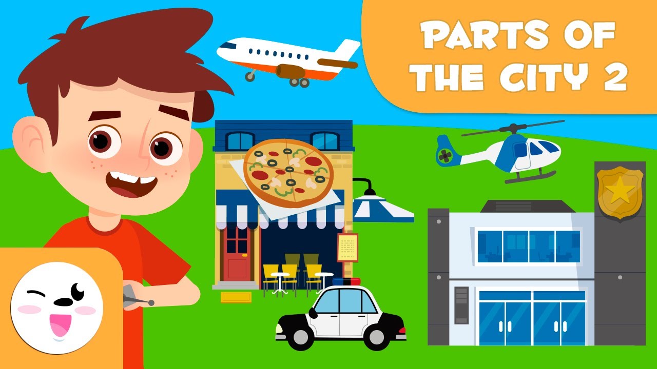 Parts of the City II - Vocabulary for Kids