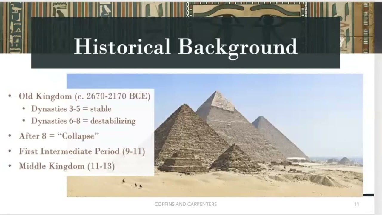 Snapshots of Coffins and Carpenters in Ancient Egypt - Dr. Caroline Arbuckle MacLeod