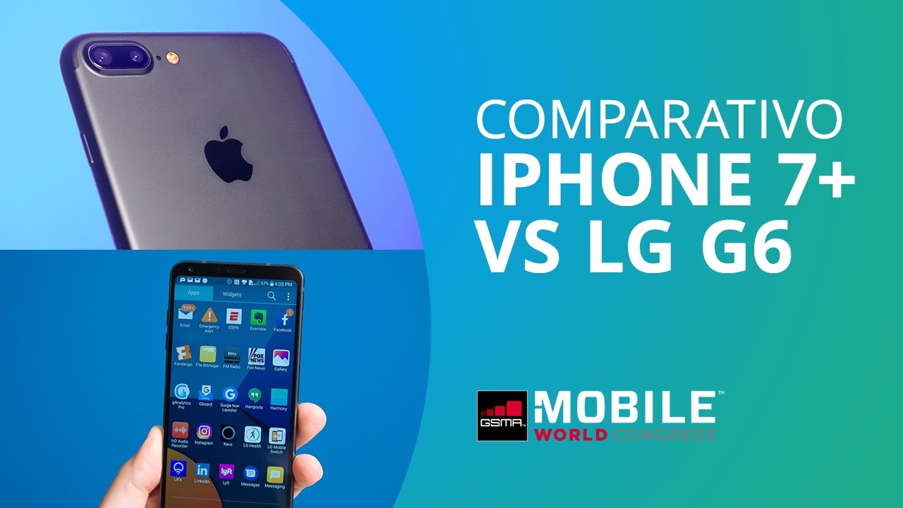 iPhone 7 Plus vs LG G6 [Comparativo]