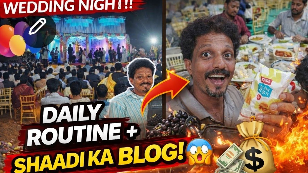 Daily Routine se Shaadi Tak | Busy Day + Reception Food 😍 | Family Vlog