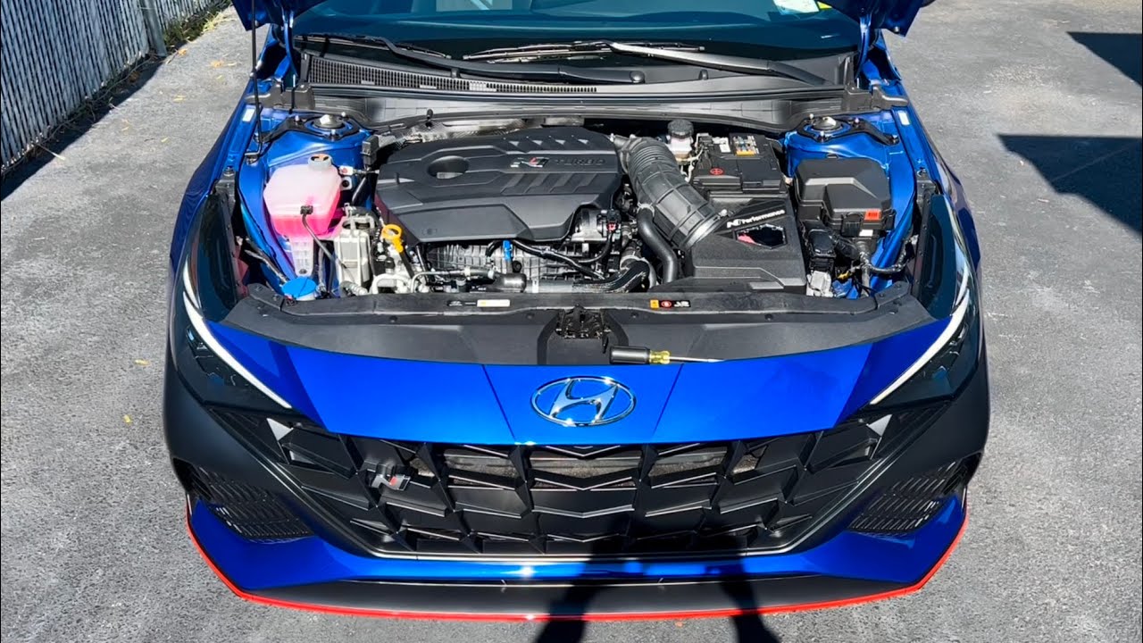 2022 Elantra N OEM KDM Performance intake install and drive bys  #Hyundai #Elantra #N #mods