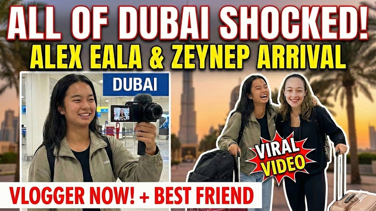 DUBAI STUNNED! 🌟 Alexandra Eala's EPIC Arrival with Bestie Zeynep Sönmez  Can You Believe This!