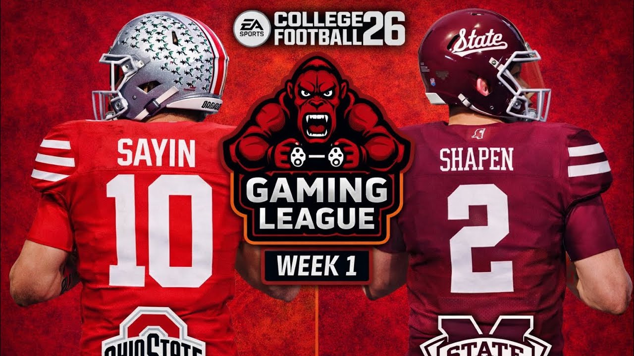 HQGL CFB26 Online Dynasty Season 3 Week 1 W/Ohio State (QU_ANN) vs Mississippi State ()