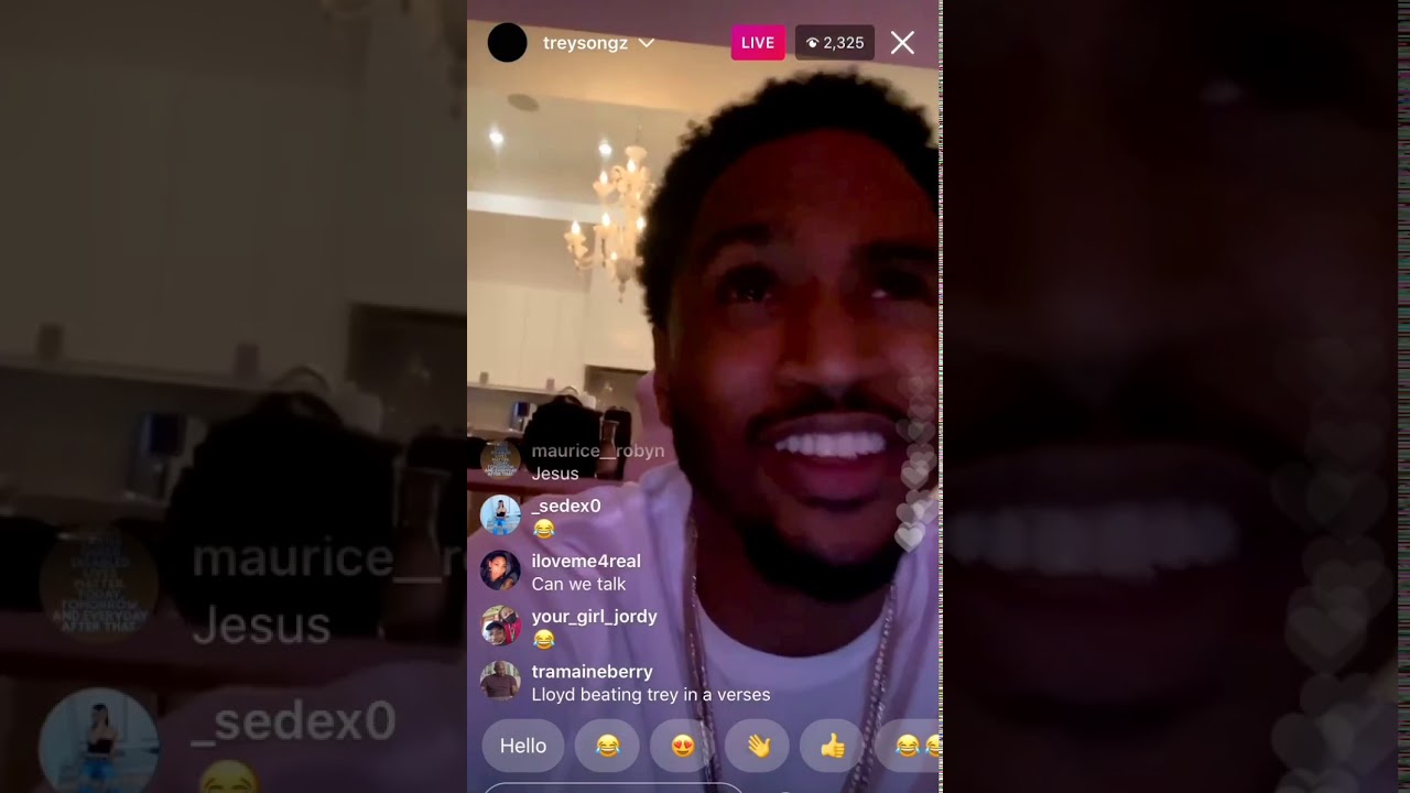 Trey Songz sings karaoke “Can we talk” by Tevin Campbell IG live 12/13/2020