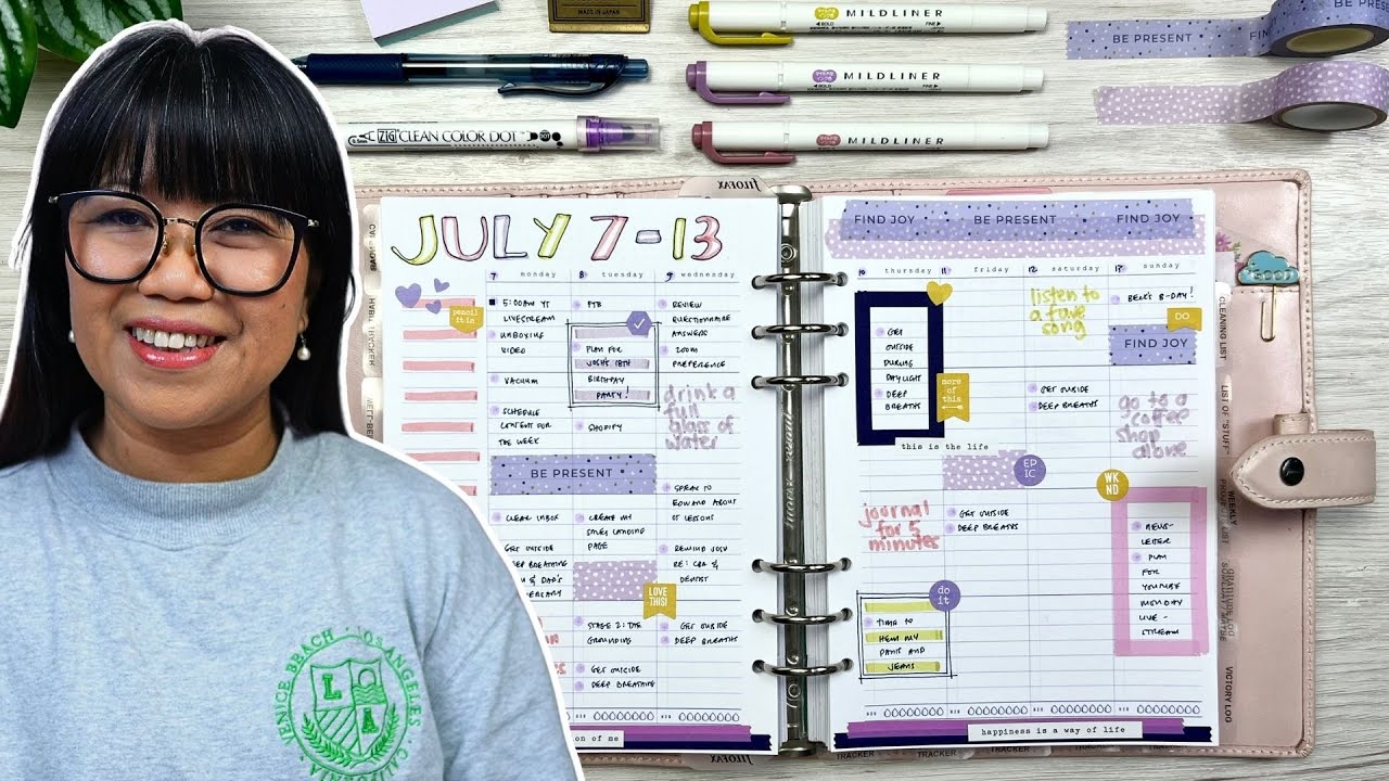 🔴 Plan With Me: Set Up a Simple + Calm 2-Page Weekly Spread
