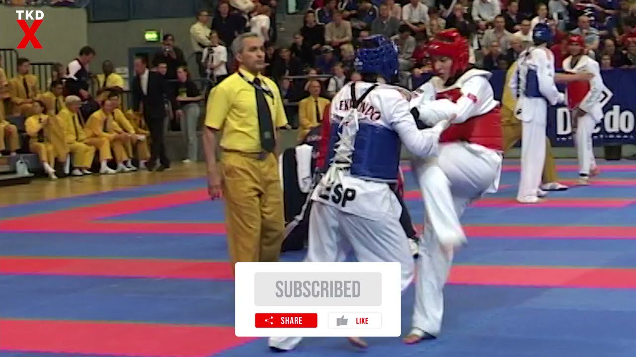 Aitziber Los Arcos (ESP) v Tuba Abus (TUR) Female Middle Weight Semi Final Taekwondo Euros 2006