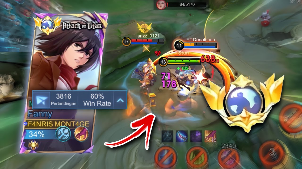 Beneran Jago atau GB? Tes Mekanik Fanny Mikasa 3800+ Match di Solo Rank!!