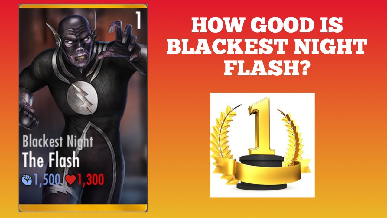 INJUSTICE MOBILE | HOW GOOD IS BLACKEST NIGHT FLASH? | TESTING ASPECTS OF BLACKEST NIGHT FLASH!