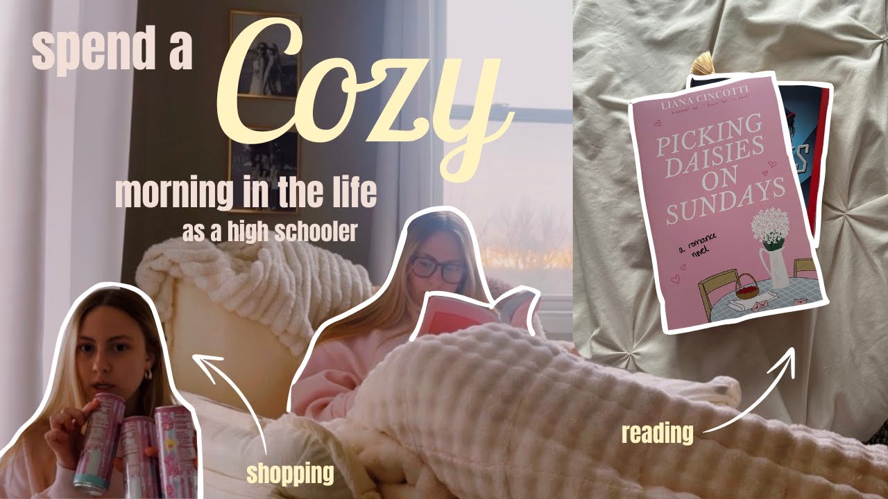 a cozy morning in my life 💌 | reading, shopping, cozy routines 💫