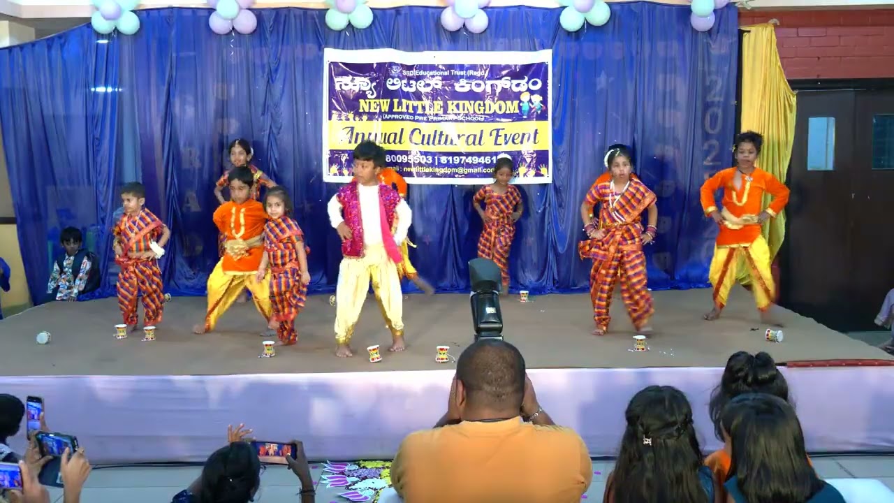 Kannada fusion annual day dance @newlittlekingdom  Annual day 2025-26