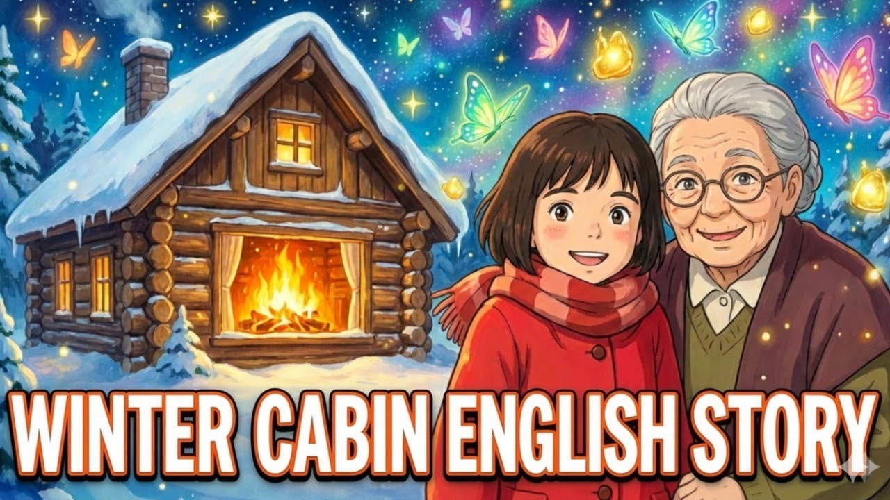 The Girl and the Mountain Spirit: A Cozy Winter Story 🏔️✨ (Full English Narrative)
