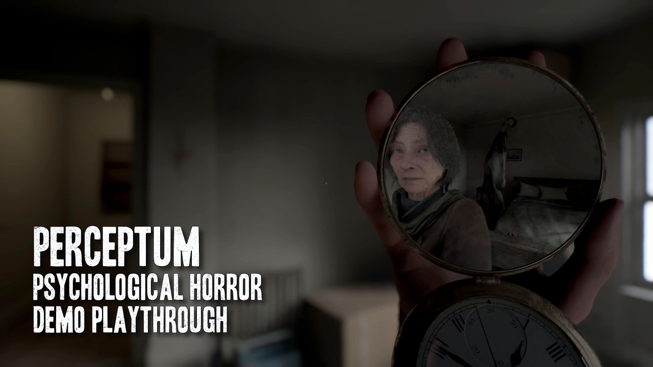 Perceptum | Demo Playthrough with No Commentary Gameplay | Psychological Horror