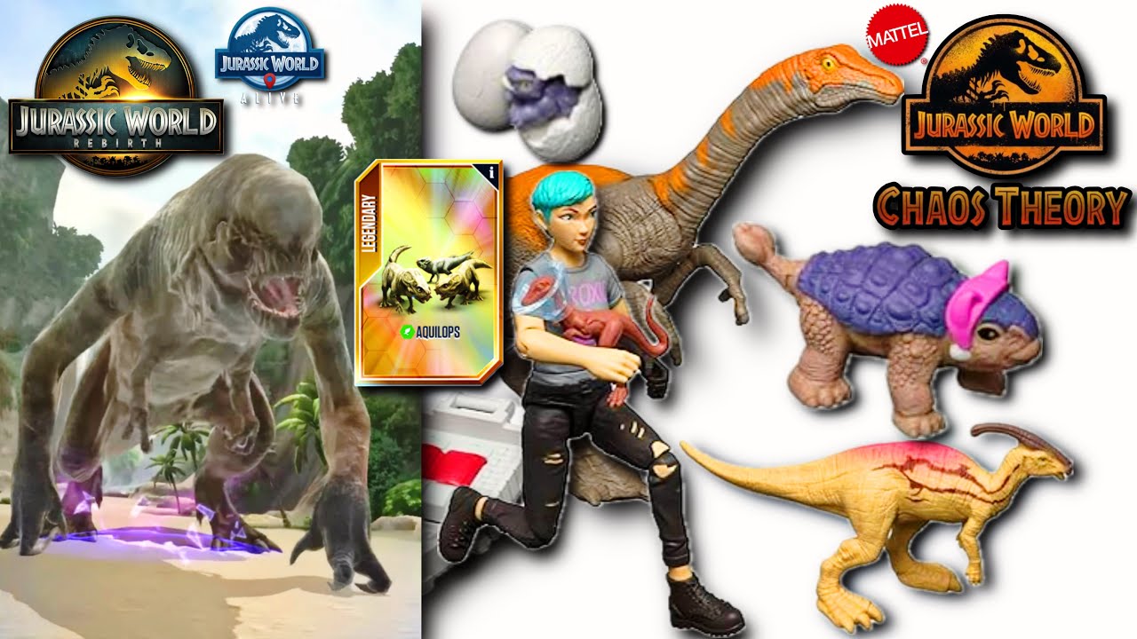 D REX, SMOOTHIE & MORE!! Jurassic World Rebirth Games & Jurassic World Chaos Theory Dino Toys