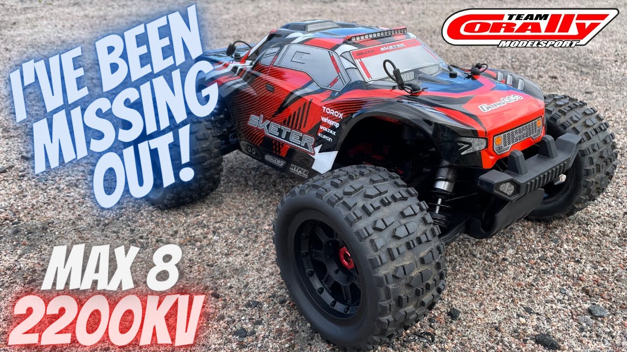 Team Corally Sketer Running On 5s  (Max8/2200kv)