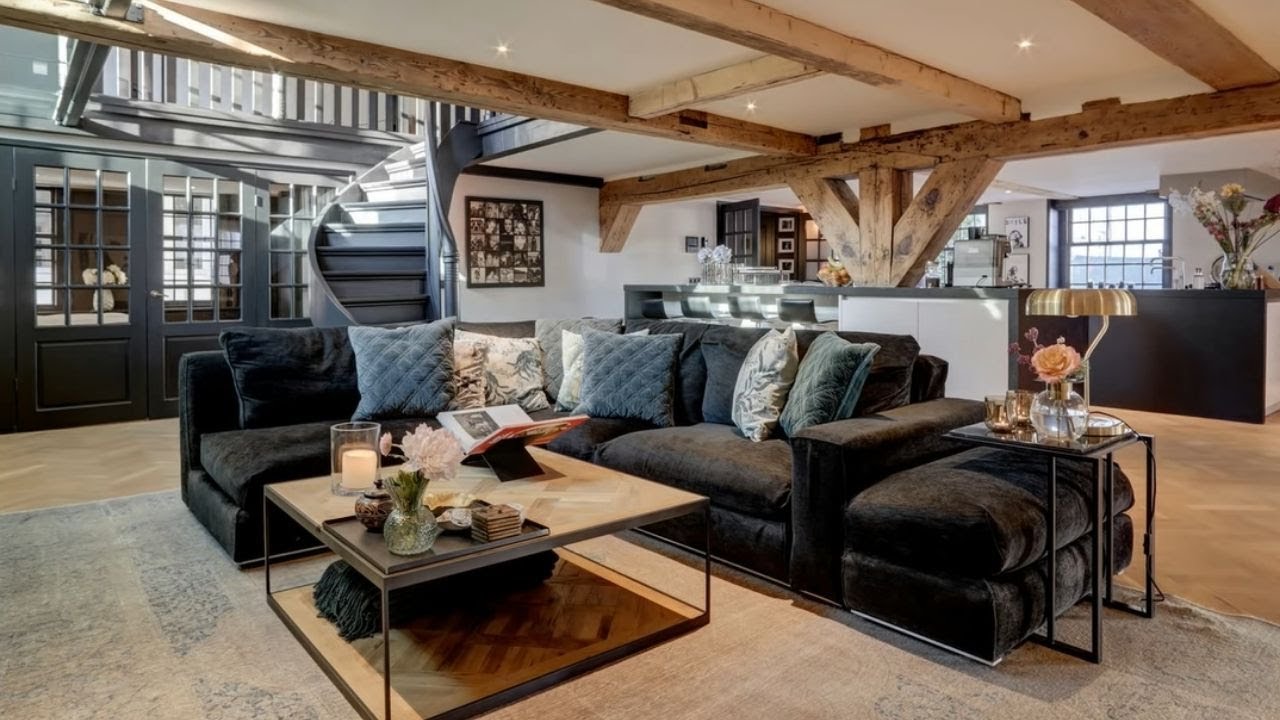Canal Home In Amsterdam • Luxurious Eclectic Loft