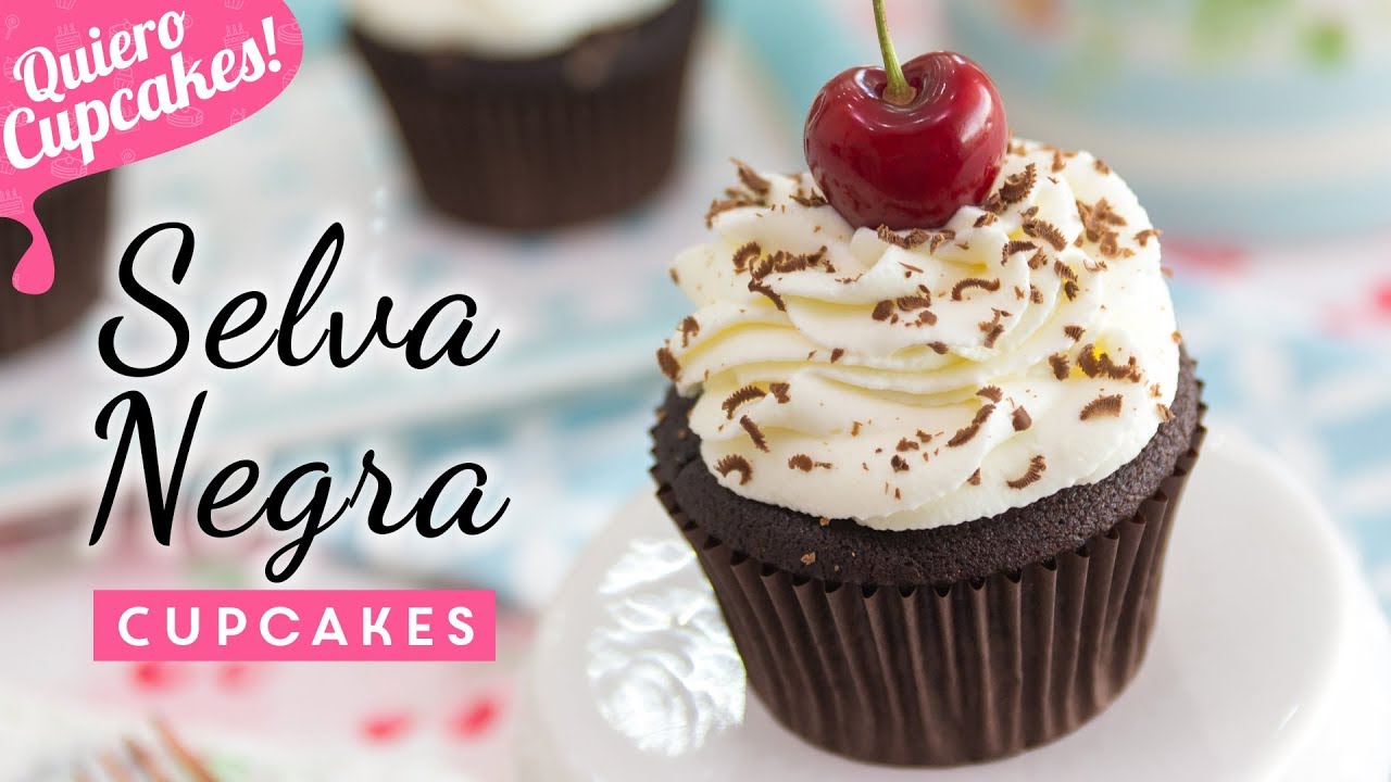 CUPCAKES SELVA NEGRA | MEGA DELICIOSOS 🍫😋🍒 | Quiero Cupcakes!
