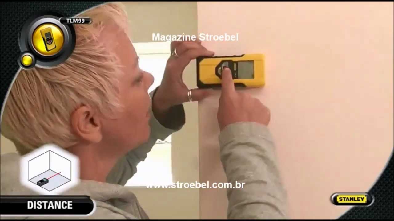 Trena a Laser Digital Stanley TLM99 (Medidor de Distância Eletrônico) - Até 30 metros
