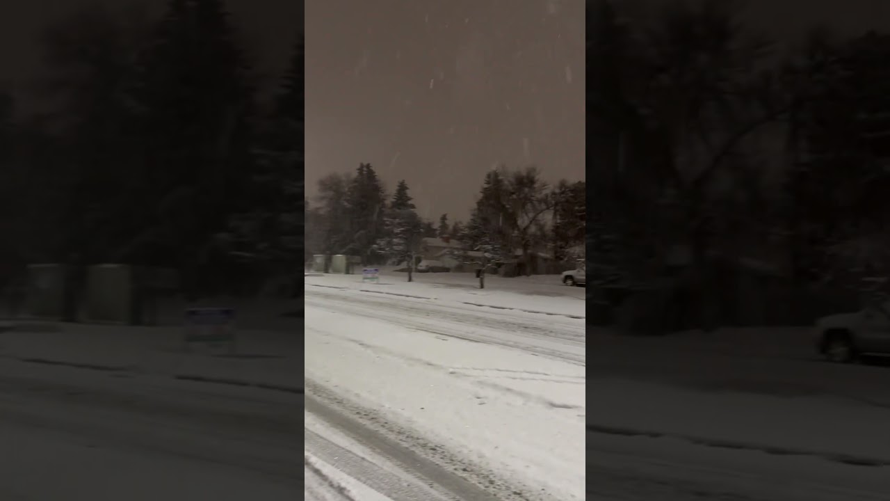 First snow of 2023/2024 #calgary