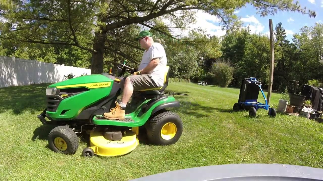 8/25/25 new video, mowin grass, yard machine mower fixed..