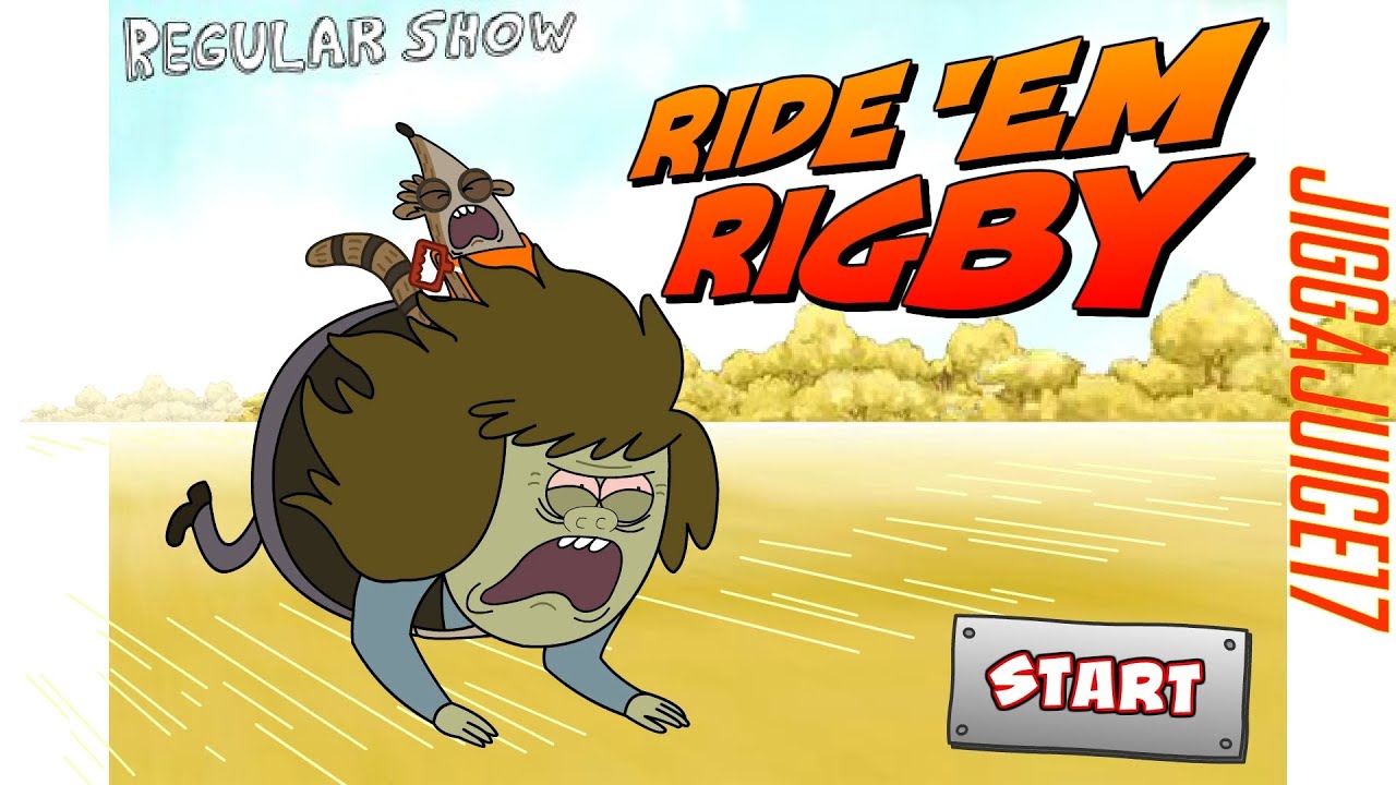 Regular Show - Ride 'Em Rigby Flash Game (No Commentary)