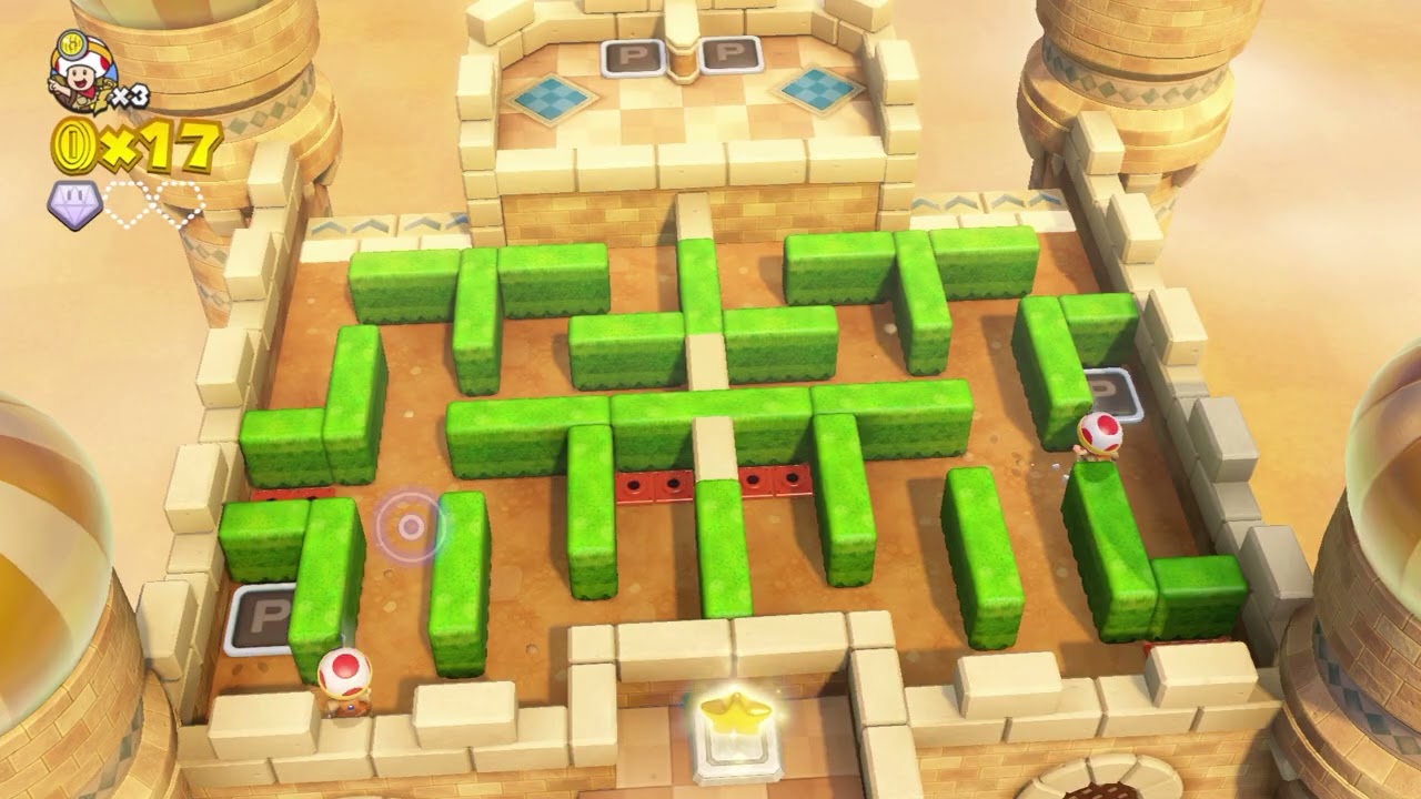 Toad Treasure Tracker Walkthrough Level 5
