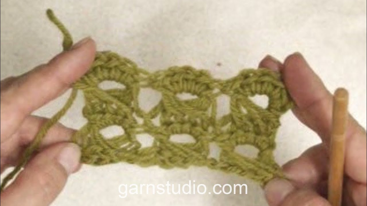 How to crochet broomstick lace